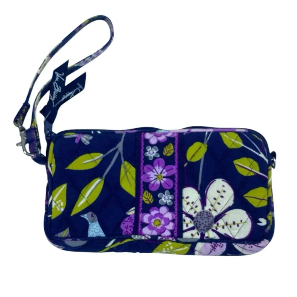 VERA BRADLEY Turn Lock Wallet Flutterby Pattern & Floral Nightingale Pouch - Picture 8 of 13